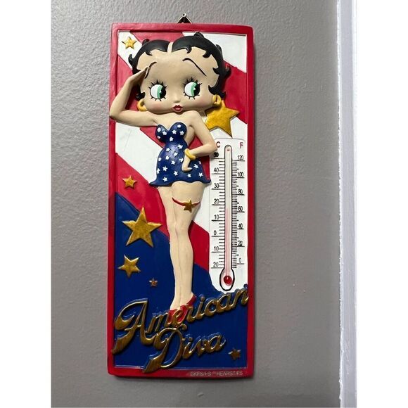 Rare Betty Boop Thermometer American Diva Spoontiques - Picture 3 of 10